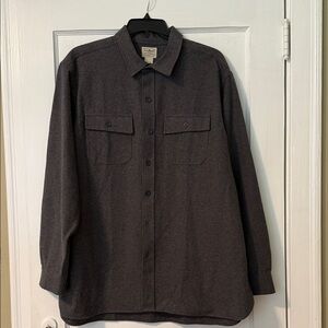 L.L. Bean Dark Gray Shirt Jacket
